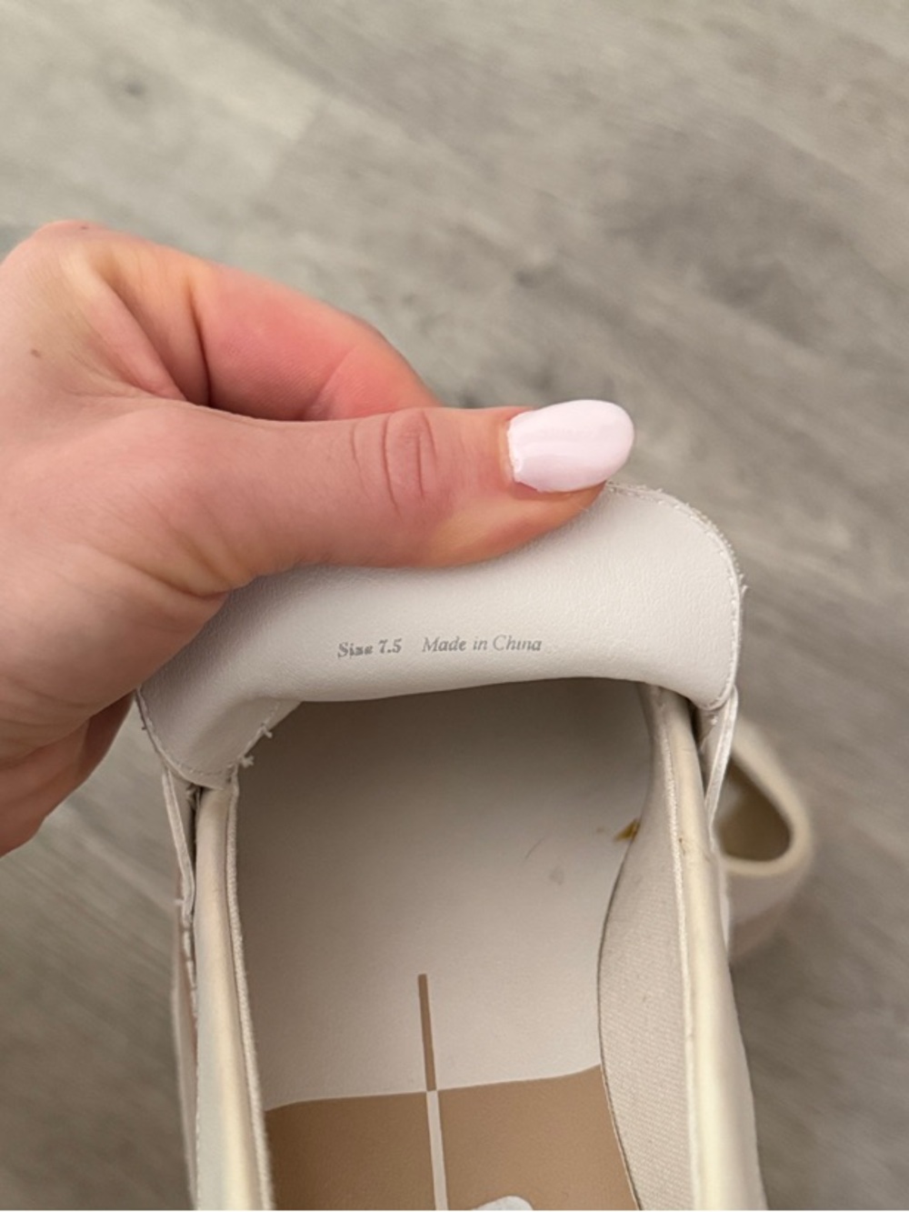 Dolce Vita Cream Platform Penny Loafers - Picture 4 of 6